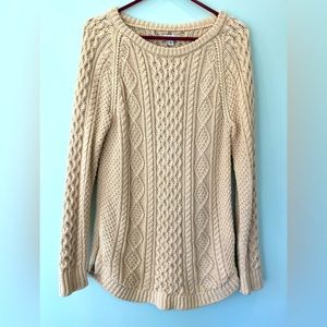 LLBean Signature Cotton Fisherman Tunic Sweater